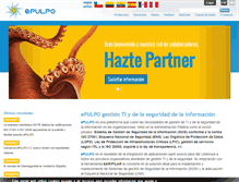 Tablet Screenshot of e-pulpo.com